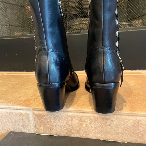 Harley-Davidson® Women's Alanis Black Leather 5.5” Shaft with 2.75” Heel - Picture 7 of 14